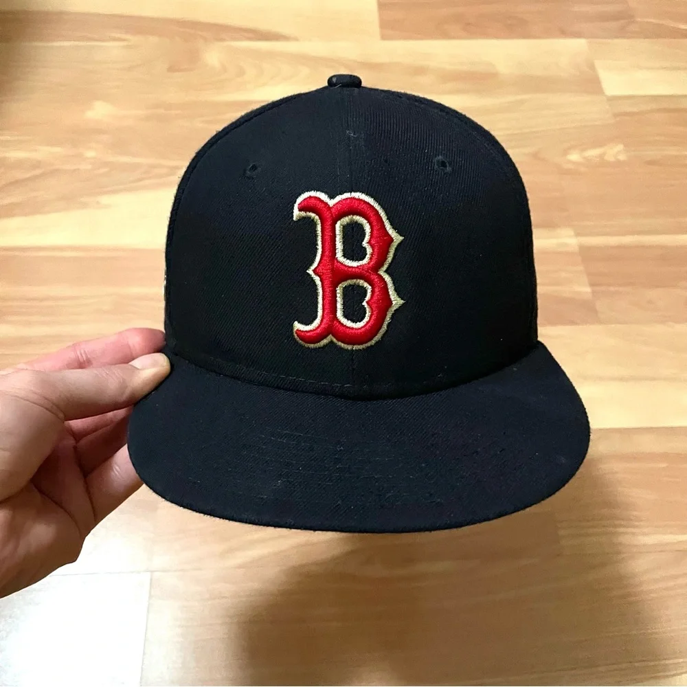 Boston Red Sox Boys Cap Hat MLB New Era 59Fifty Official On Field Size 52 Cm
